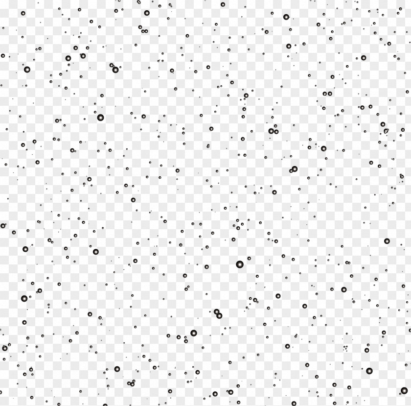 Winter Snow Snowflake Creative Black And White Point Angle Pattern PNG