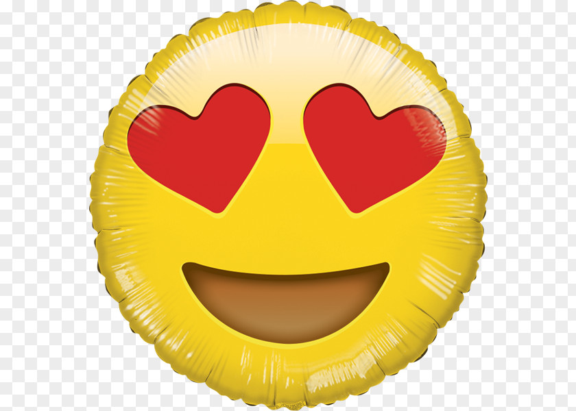 Balloon Mylar Smiley Emoji Birthday PNG