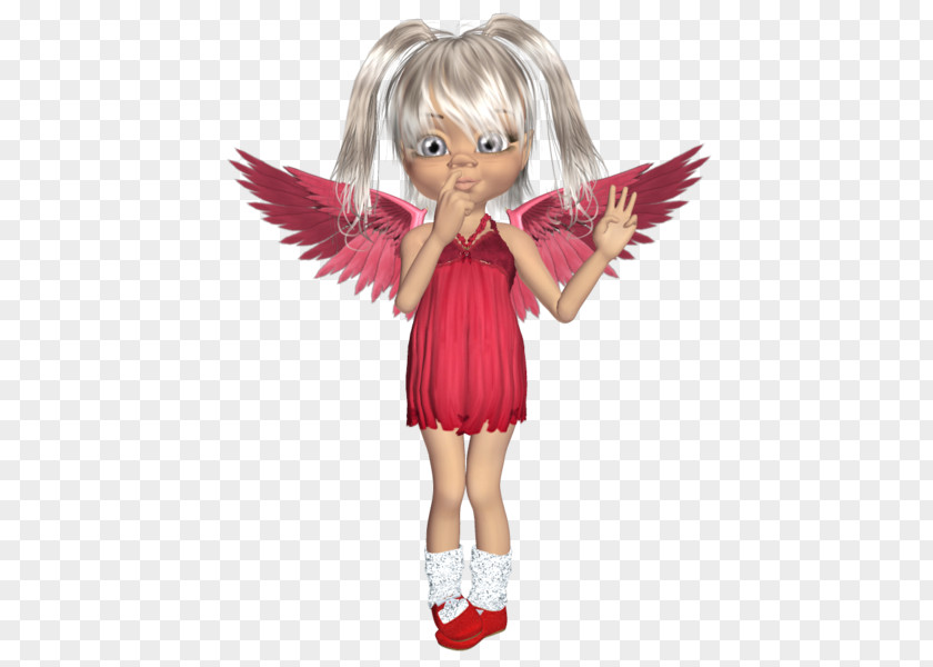 Doll Long Hair Fairy Angel M PNG