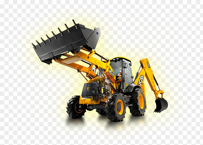 Excavator JCB Backhoe Loader Heavy Machinery PNG