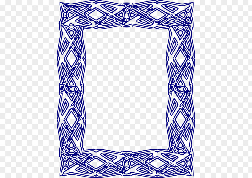 Free Blue Borders And Frames Picture Frame Clip Art PNG