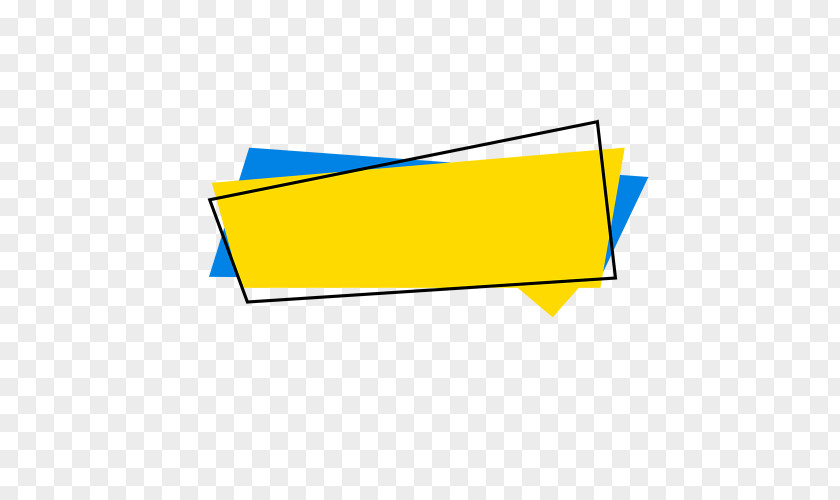 Rectangle Yellow Web Banner PNG