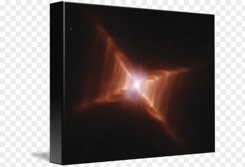 Red Rectangle Nebula Heat Greeting & Note Cards PNG