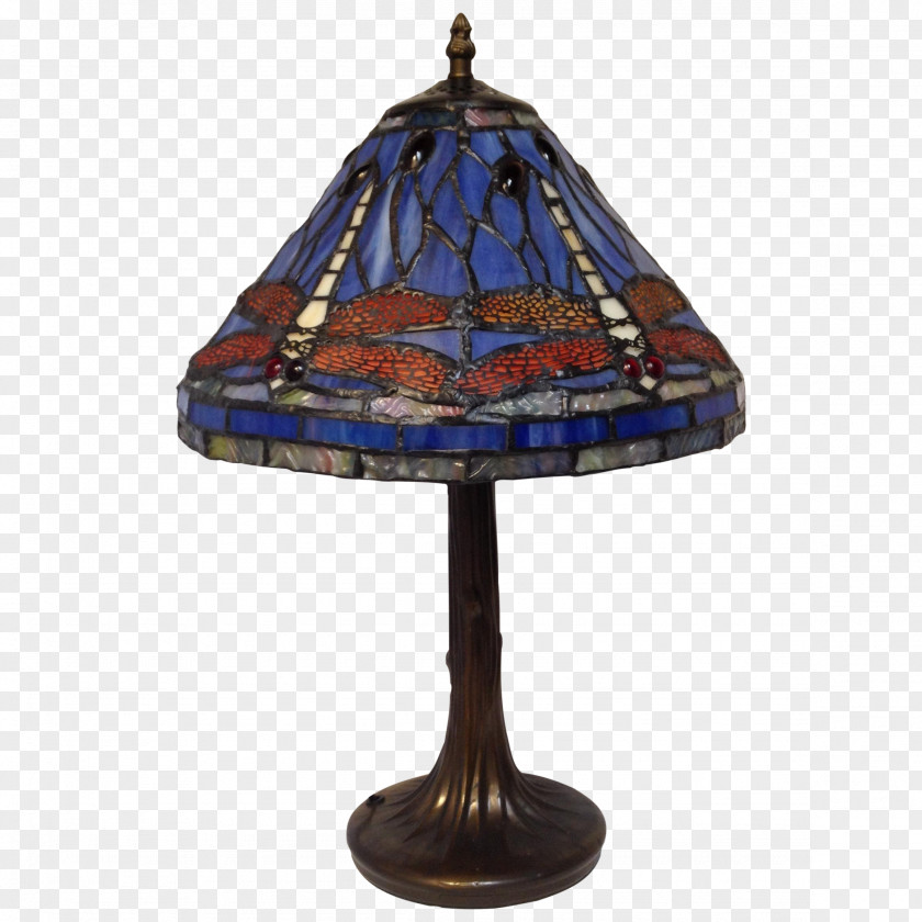 Table Light Fixture Tiffany Lamp Stained Glass PNG