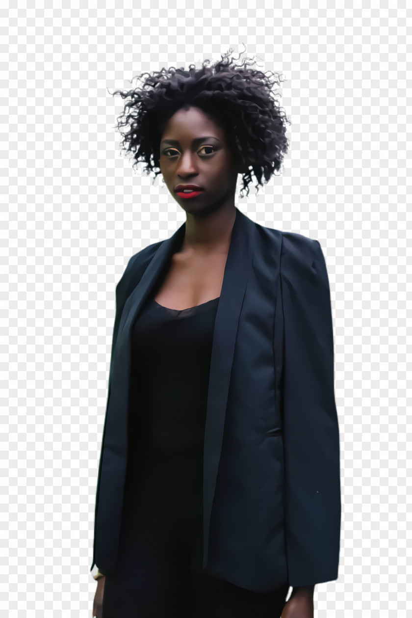 Afro Suit Hair Clothing Black Blazer Jacket PNG
