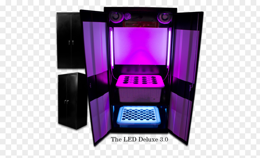 Closet Grow Box Hydroponics Light-emitting Diode Light Growroom PNG