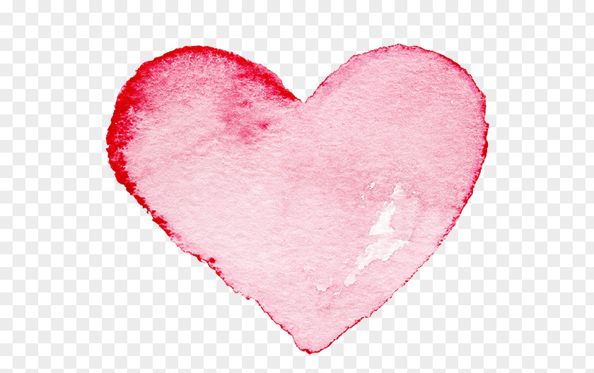 Heart Painting Watercolor PNG