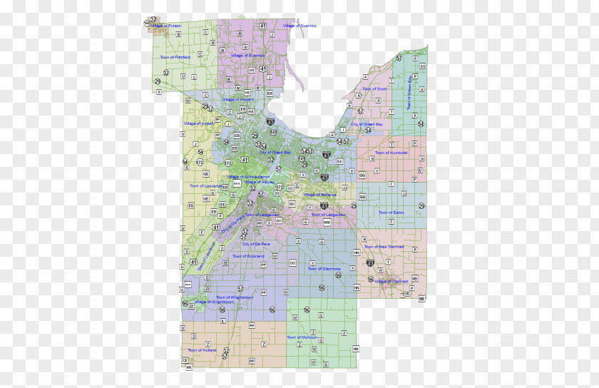 Natural Response Brown County, Wisconsin Indiana Map PNG