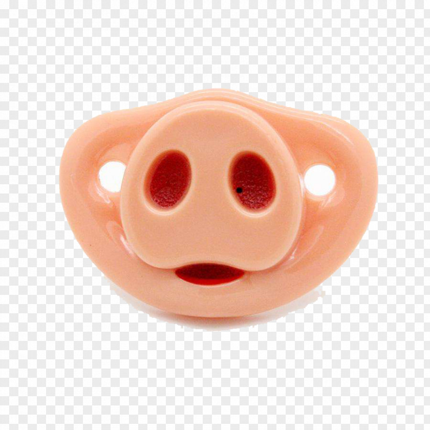 Pig Nose Toy Domestic Pacifier Infant PNG