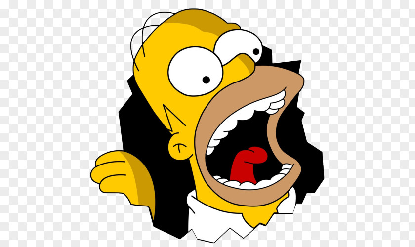 Bart Simpson Homer Hungry, Hungry Desktop Wallpaper PNG