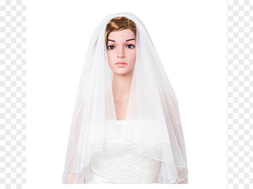 Bride Human Hair Color Wedding Dress Veil PNG