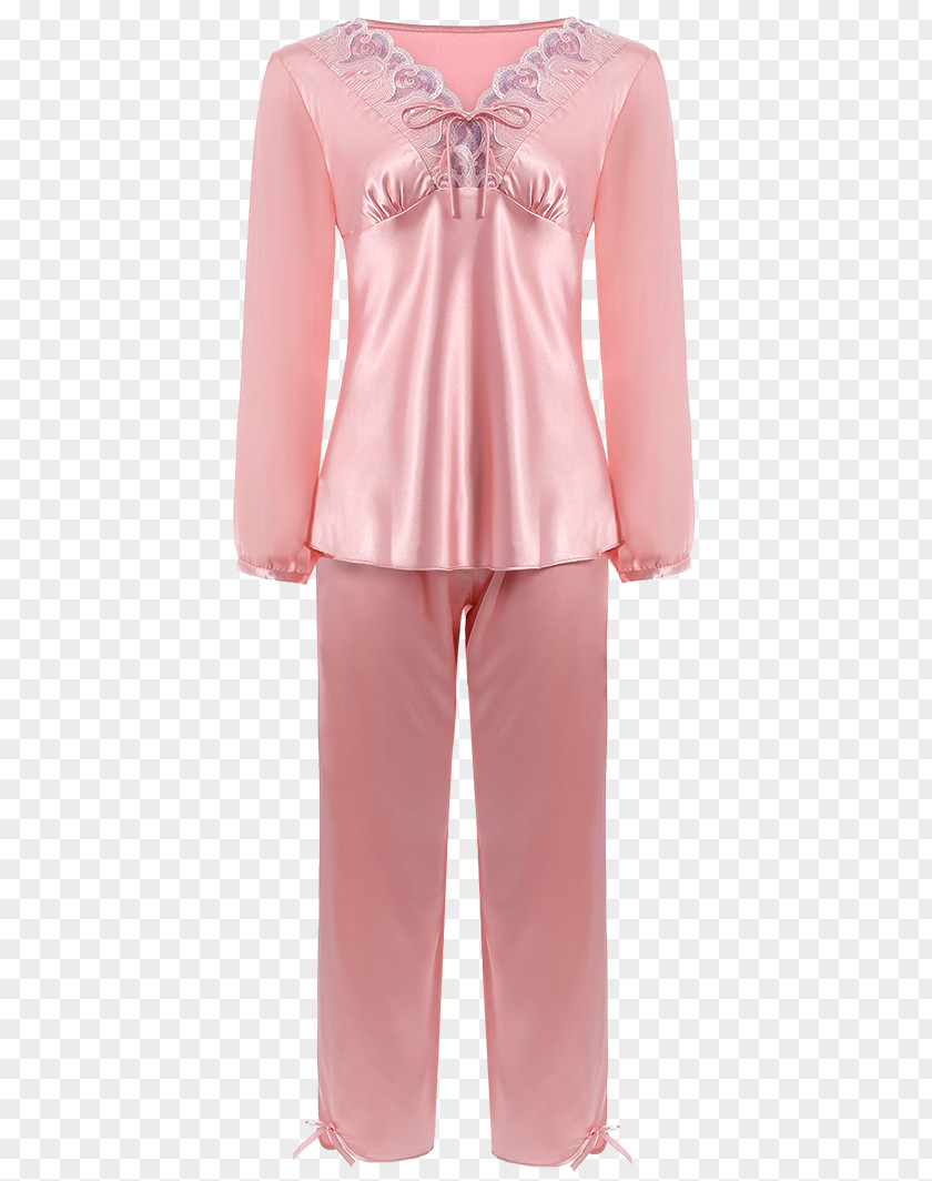 Chinese Lace Clothing Nightwear Pajamas Sleeve Dress PNG
