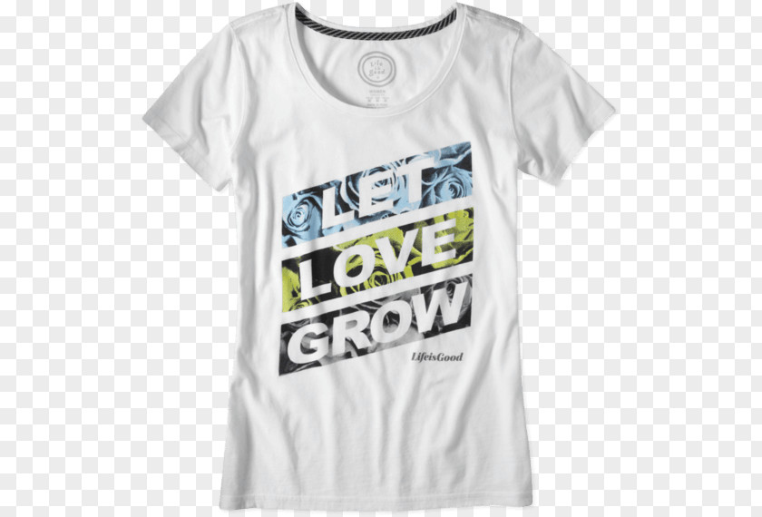Let Love Grow T-shirt Sleeve Logo Font PNG