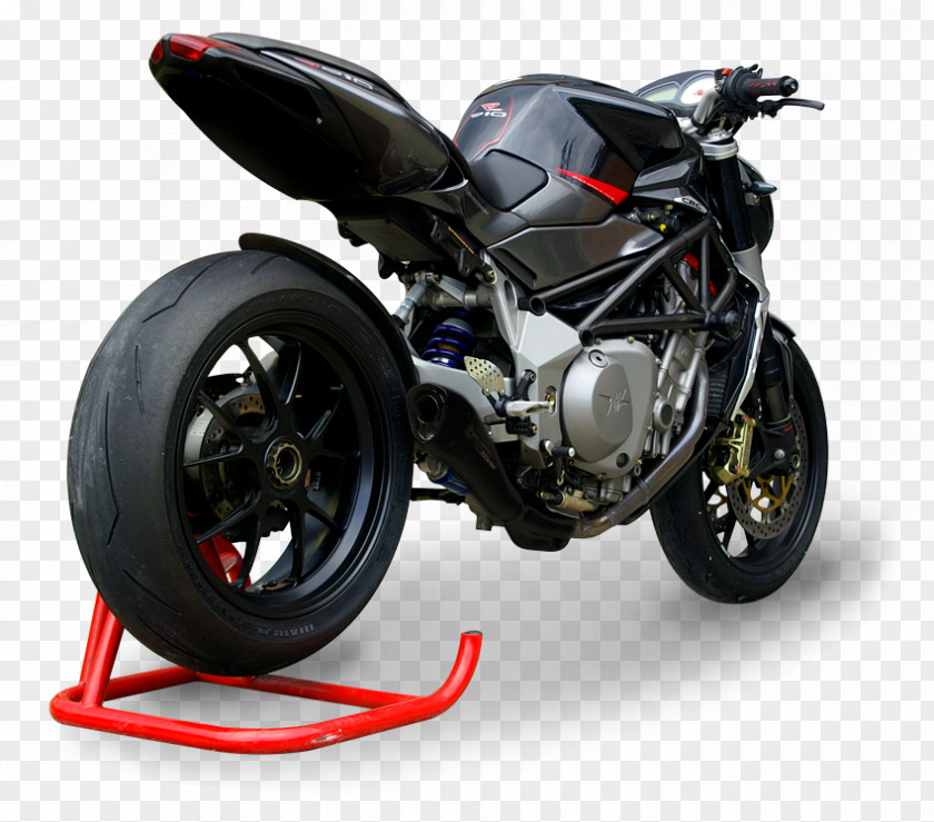 Motorcycle Exhaust System MV Agusta Brutale Series 910 PNG