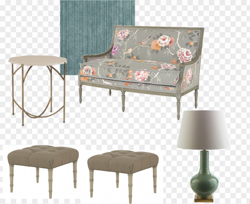 Embroidered Stools Loveseat Coffee Tables Chair PNG