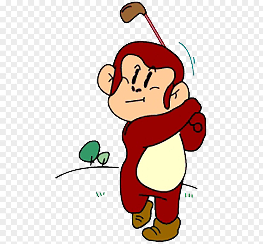 Golf Monkey Chinese Zodiac Clip Art PNG