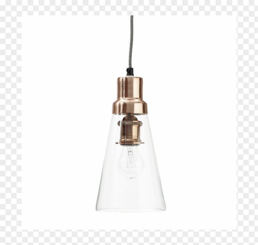 Lamp Light Fixture Pendant Glass Hübsch PNG