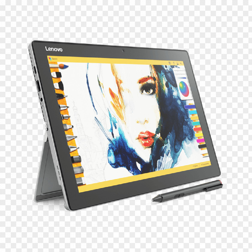 Laptop Hewlett-Packard Lenovo Miix 510 2-in-1 PC PNG