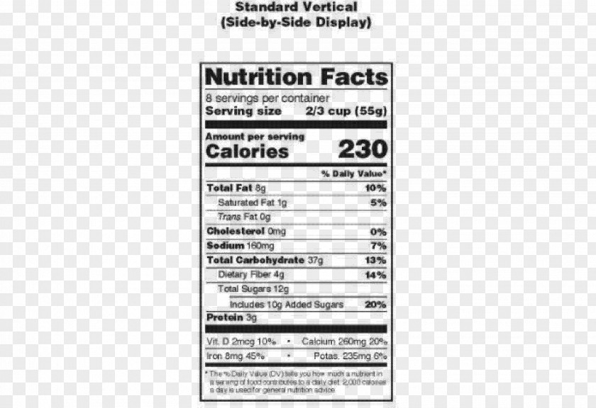 Sugar Fizzy Drinks Organic Food Coconut Nutrition Facts Label PNG