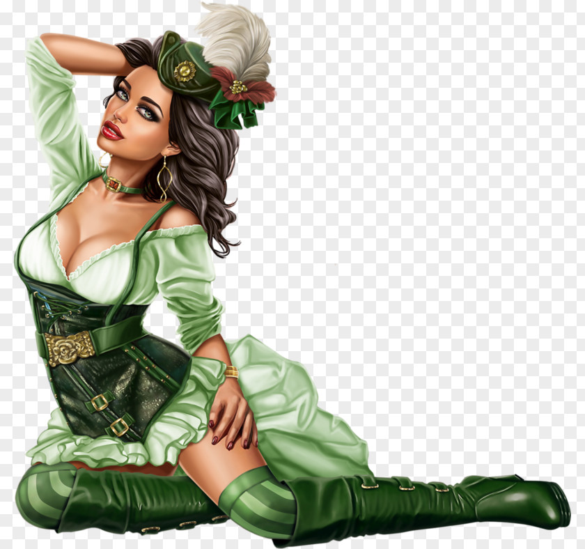 Woman Steampunk Clip Art PNG