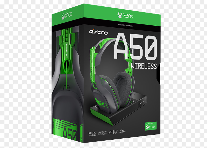 Astro A50 Wireless Headset Xbox 360 ASTRO Gaming One PNG