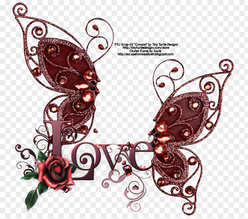 Butterfly Monarch Insect Blue Ornament PNG