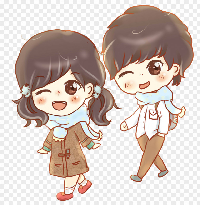 Cartoon Boy Girl Significant Other PNG other, couple clipart PNG