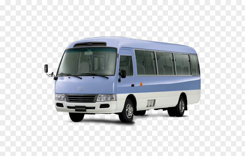 Coaster Bus Toyota Car Rental PNG