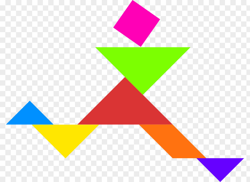 Colored Clipart Tangram Clip Art PNG