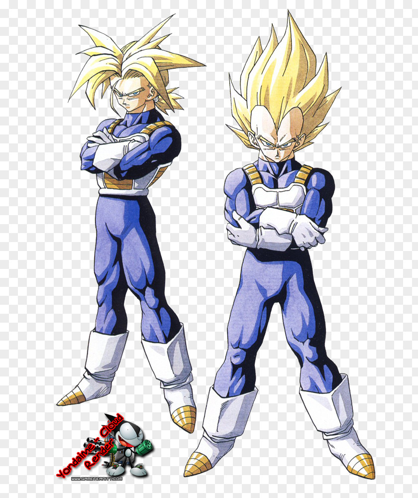 Goku Vegeta Trunks Gohan Majin Buu PNG