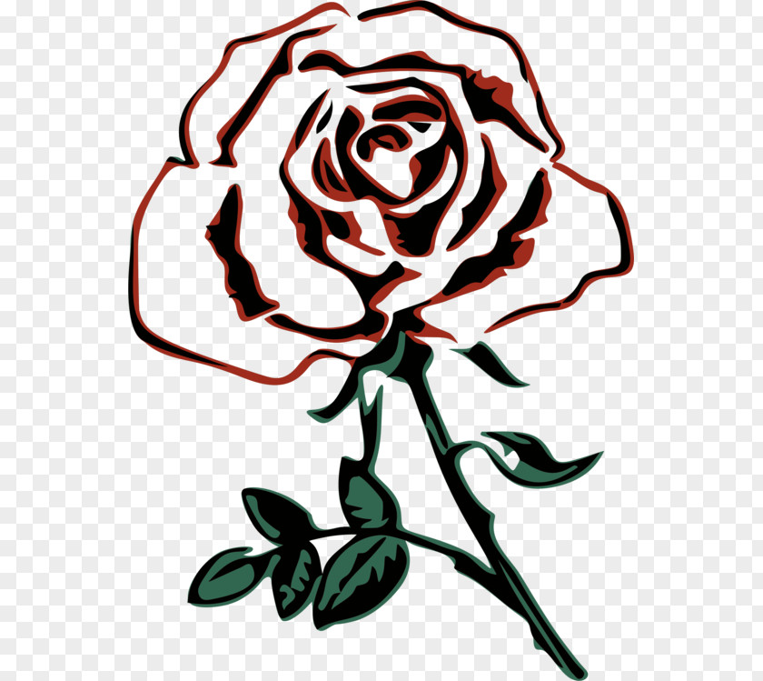Rose Order Cut Flowers Book Black And White PNG