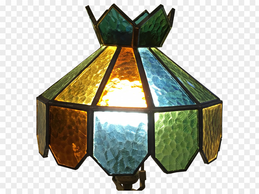 Simple Creative Stained Glass Chandelier Cafe Bar Window Lighting Lamp Shades Roman Shade PNG