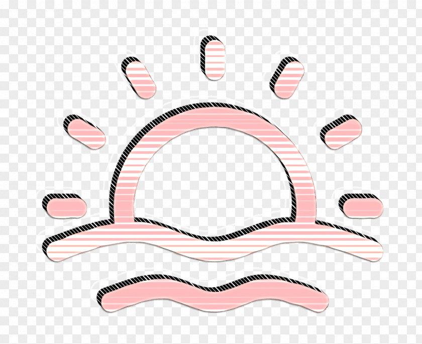 Summer Holidays Icon Sunset Sunrise PNG