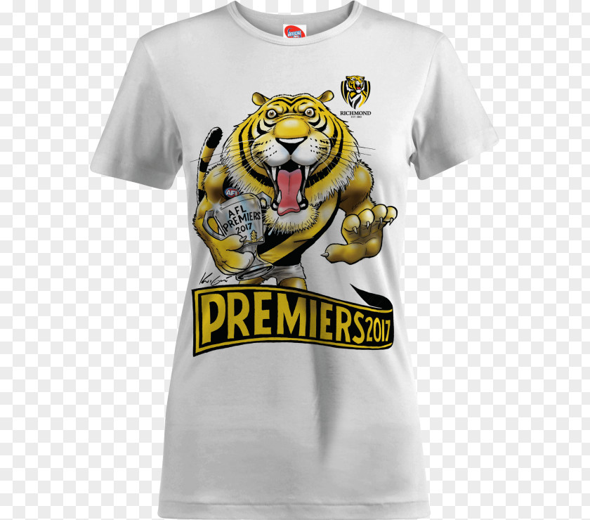 T-shirt 2017 Richmond Football Club Season AFL 2018 Melbourne PNG