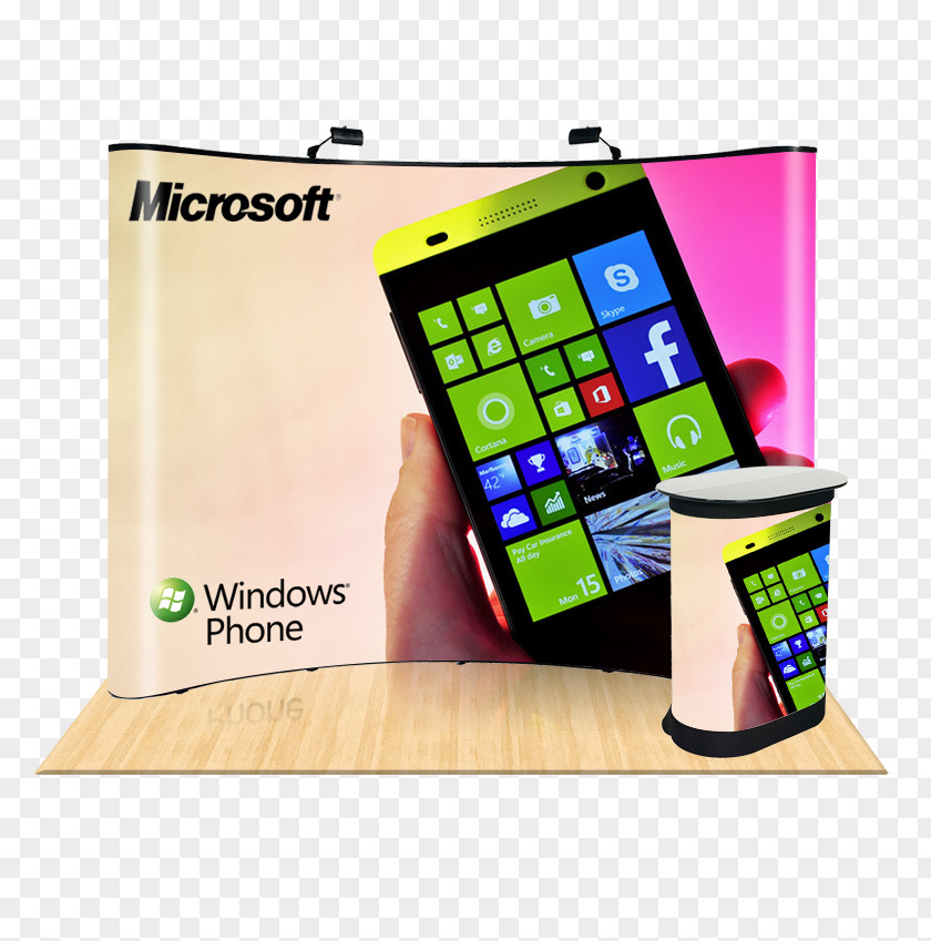Trade Show Display BLU Win HD Windows Phone 8 10 Mobile PNG