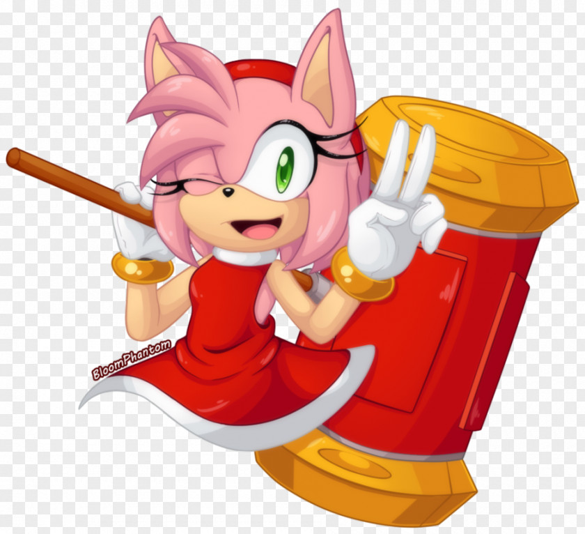 Allergy Amy Rose Character Clip Art PNG