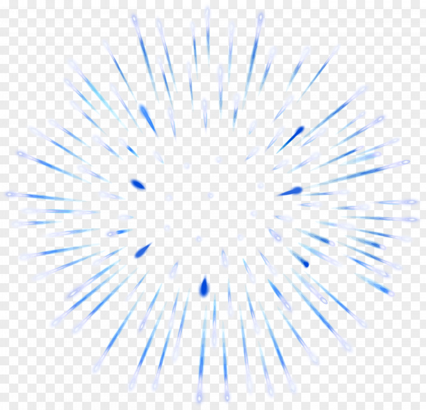 Firework Blue White Transparent Clip Art Image Symmetry Pattern PNG