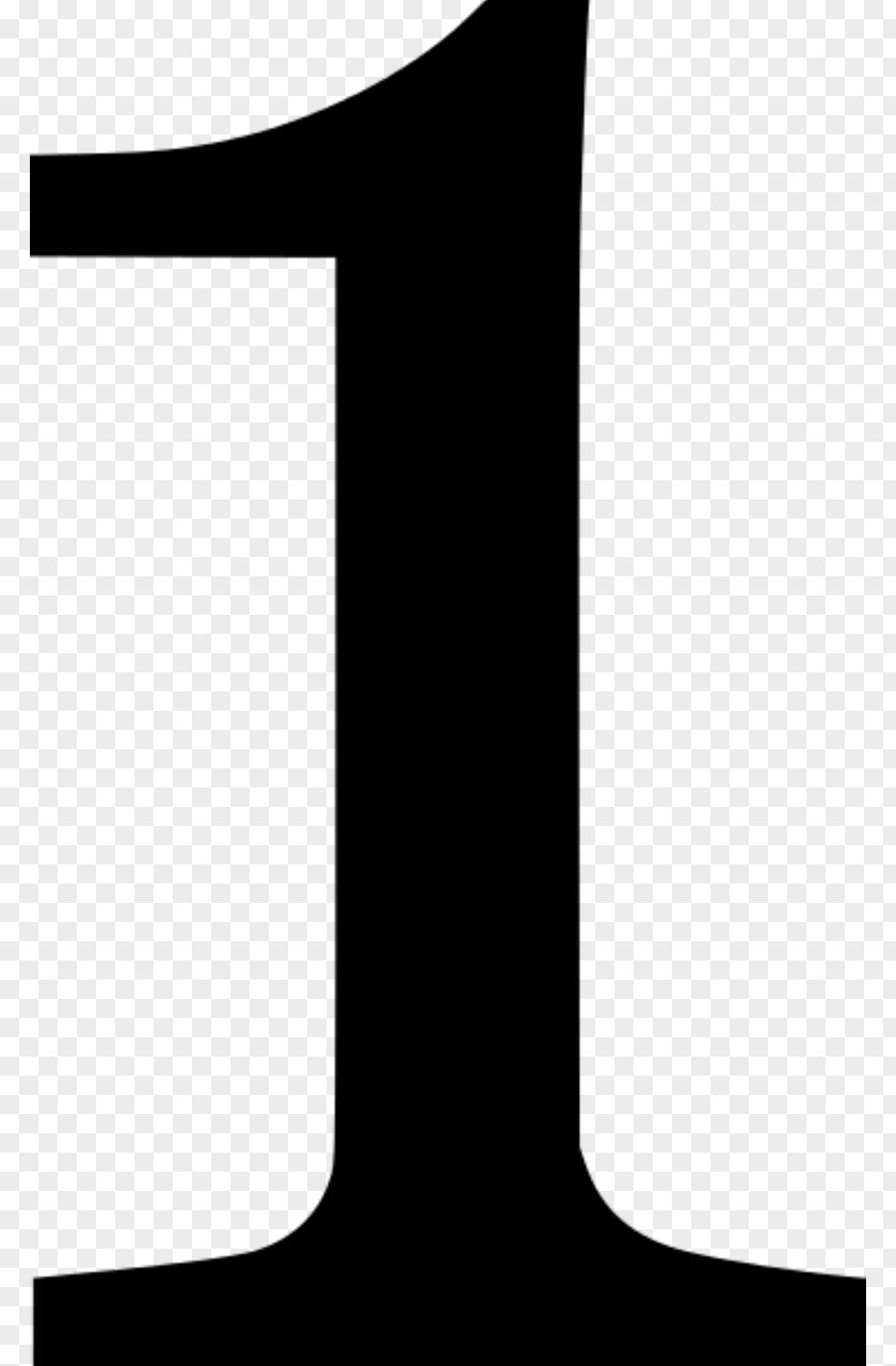 Numero 1 Number Mathematics Clip Art PNG