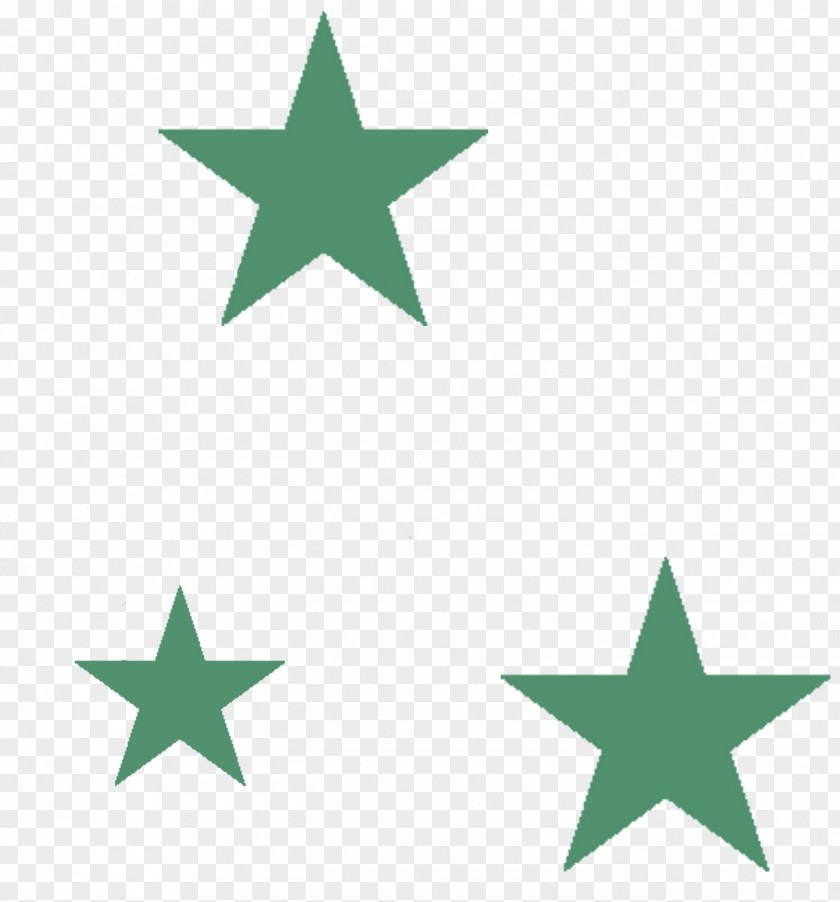 Green Background United States Star PNG