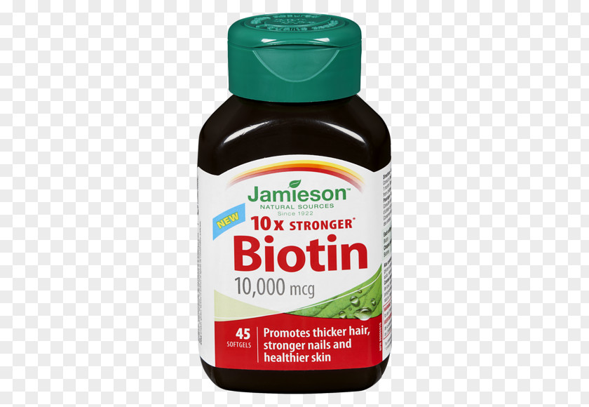 Health Dietary Supplement Biotin Jamieson Laboratories Vitamin PNG