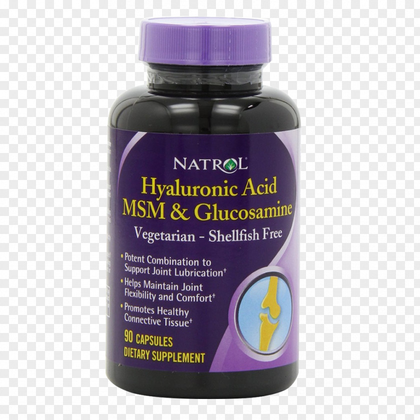Hyaluronic Acid Dietary Supplement Natrol MSM & Glucosamine Methylsulfonylmethane PNG