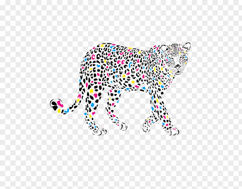 Leopard Cougar Jaguar Mural Wallpaper PNG