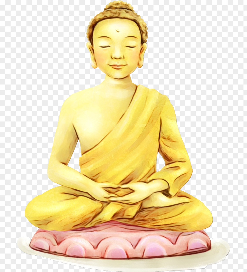 Zen Master Sangharaja Buddha Cartoon PNG