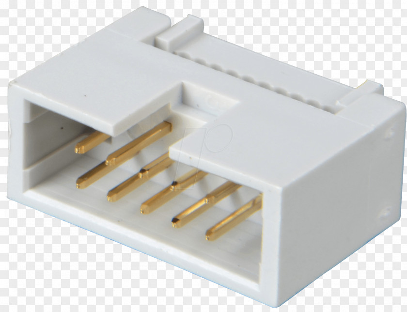 Electrical Connector Insulation-displacement Ribbon Cable Gold Plating Edge PNG