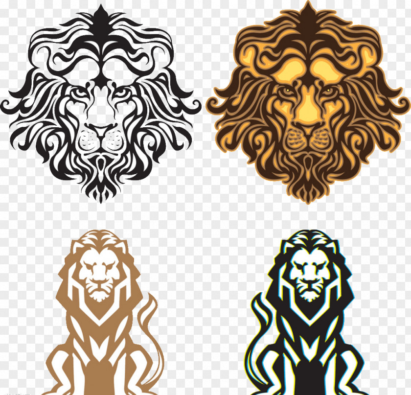 Golden Lines Lionhead Rabbit Royalty-free Illustration PNG
