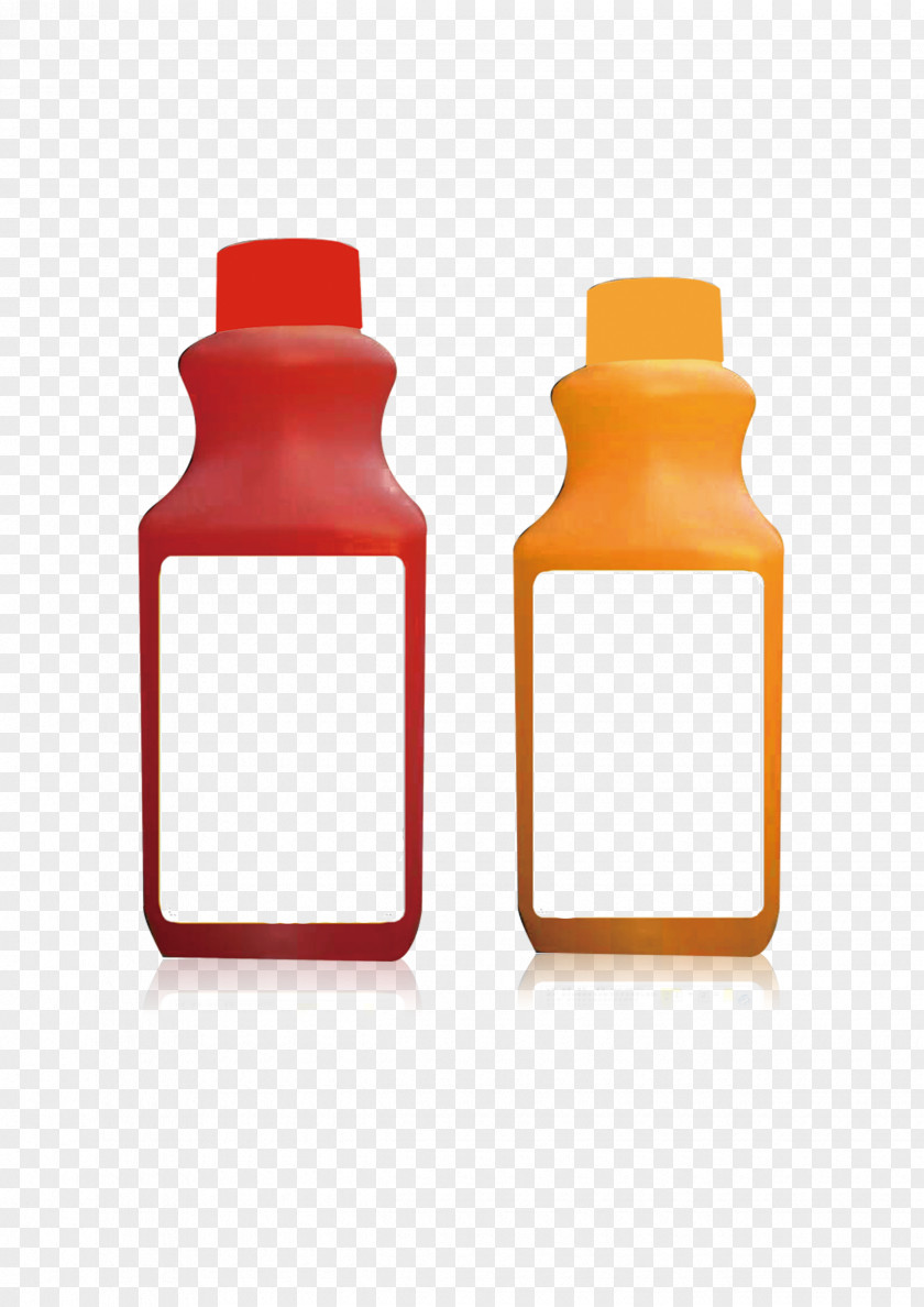 Juice Bottle Orange Milkshake Drink PNG
