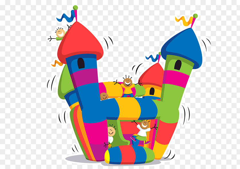 Party Inflatable Bouncers Castle Clip Art PNG