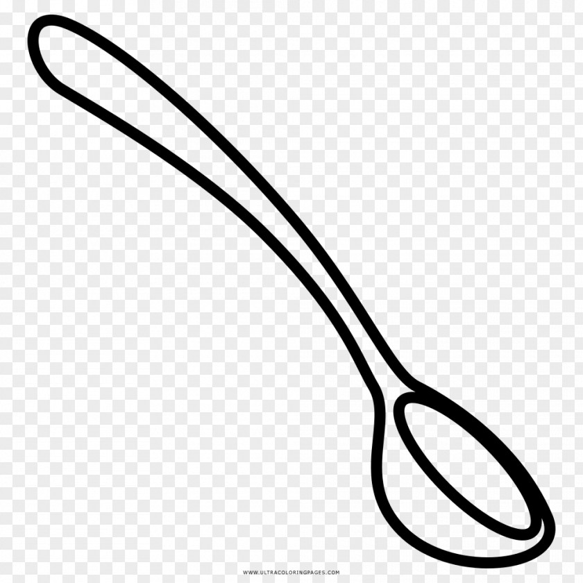 Spoon Drawing Coloring Book Clip Art PNG