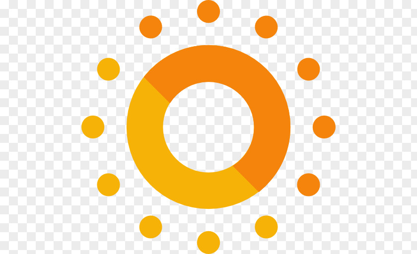 Sun Flat Design Icon PNG