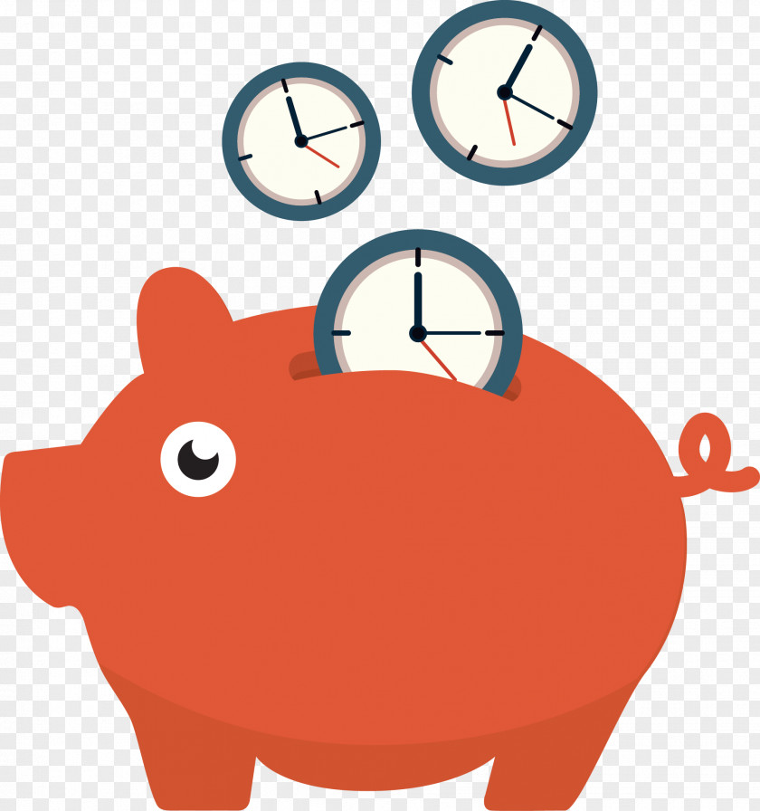 Time Savings Piggy Bank Saving PNG